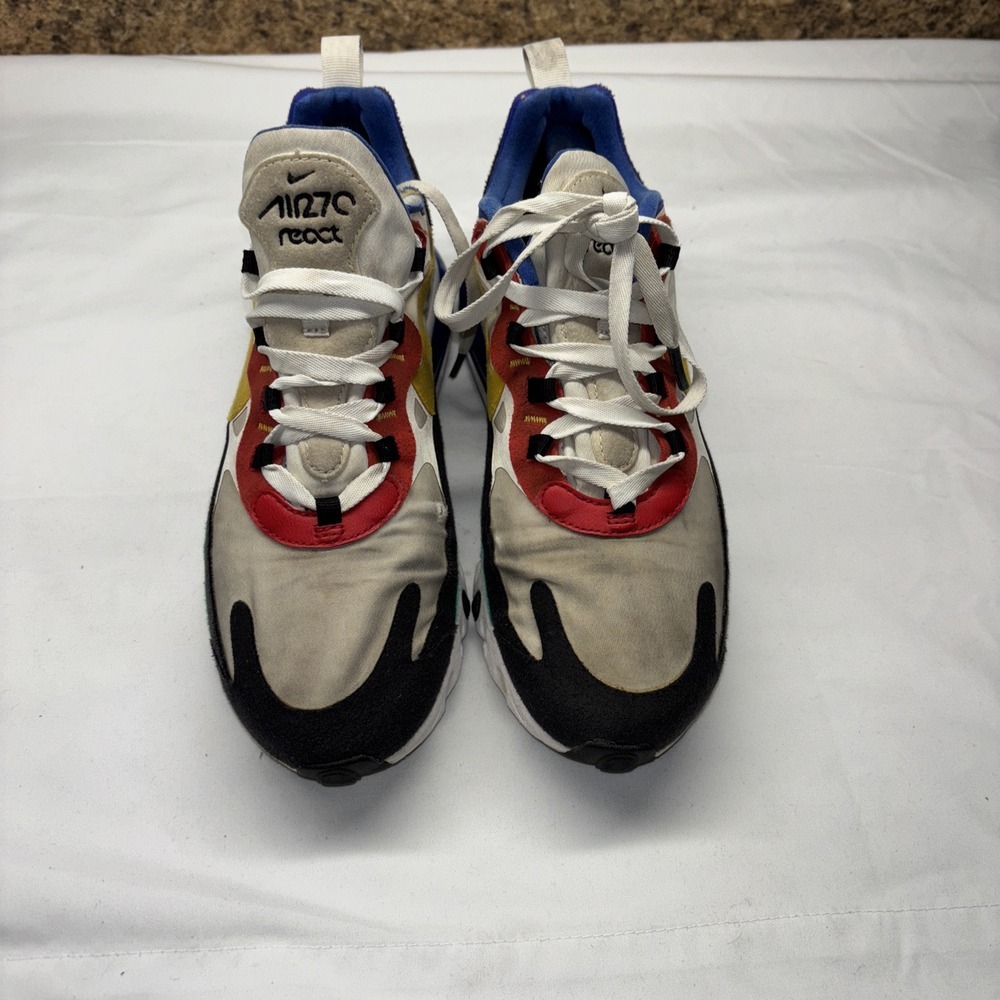 Nike Mens Air Max 270 React AO4971-002 Multicolor Running Shoes Sneakers Sz 7